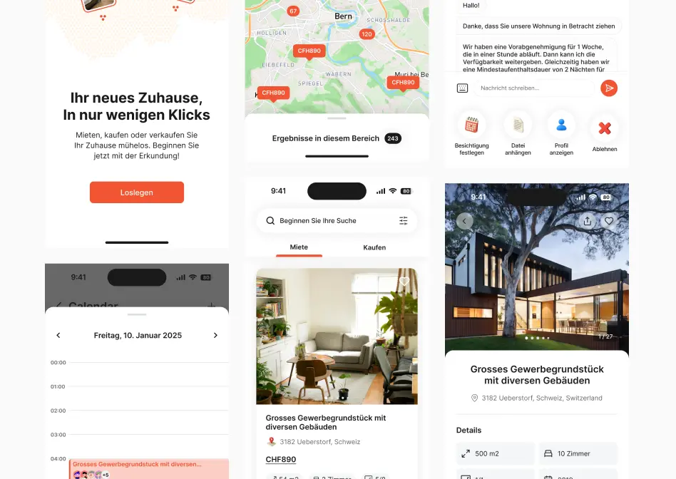 Eine App, die in Sekunden den richtigen Mieter erkennt.